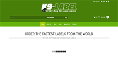 Desktop Screenshot of k9-label.com